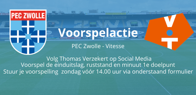 Voorspelactie PEC Zwolle